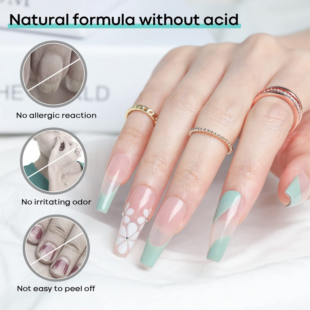 Modelones safe-for-skin formula ideal for healthy or sensitive nails