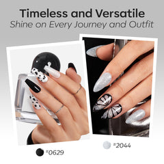 Modelones shimmer-polish-bottle closeup with cat-eye sparkle.