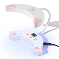 modelones UV LED Nail Lamp with adjustable gooseneck angle for precise curing.