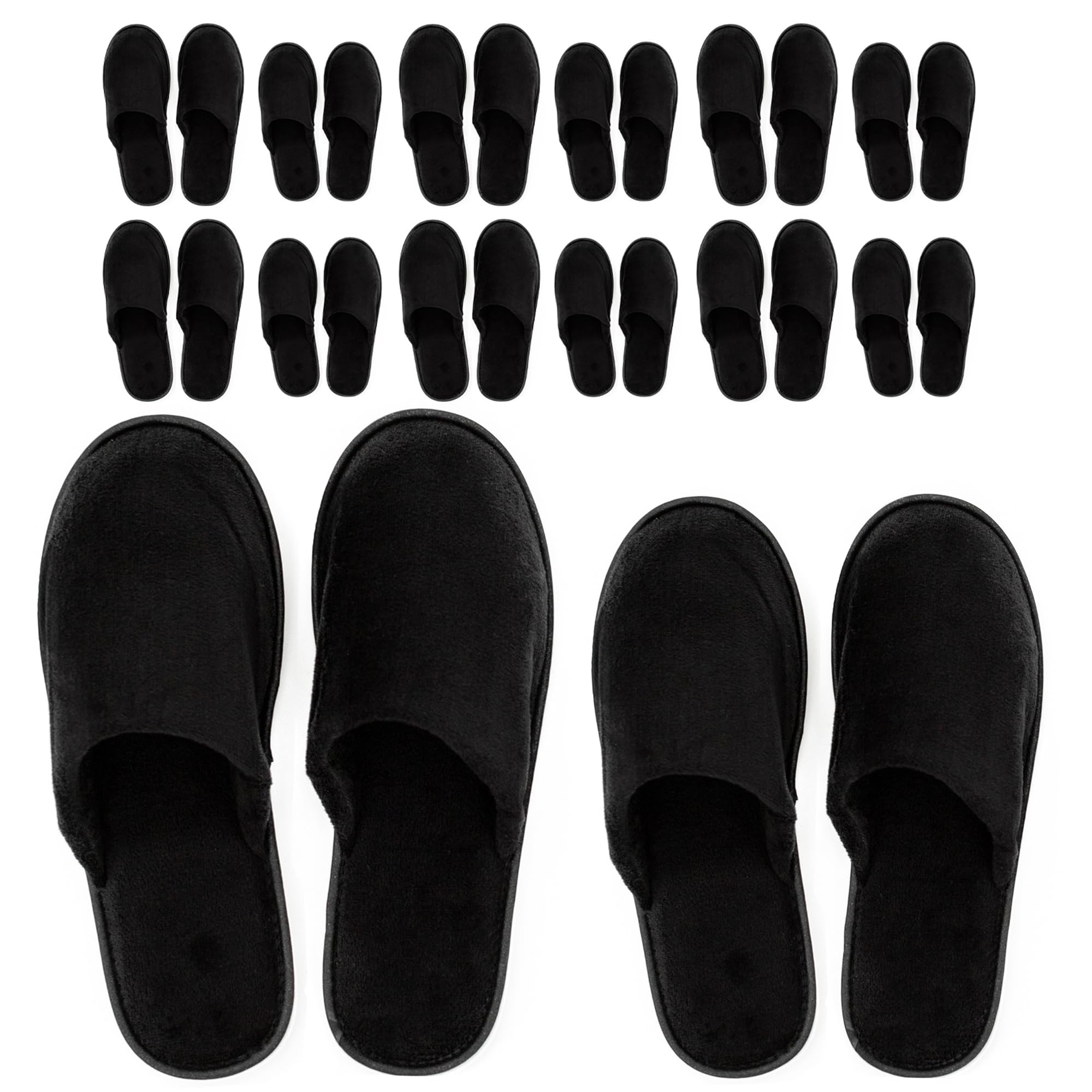 Modlux Spa Slippers cotton velvet upper with breathable comfort for guests