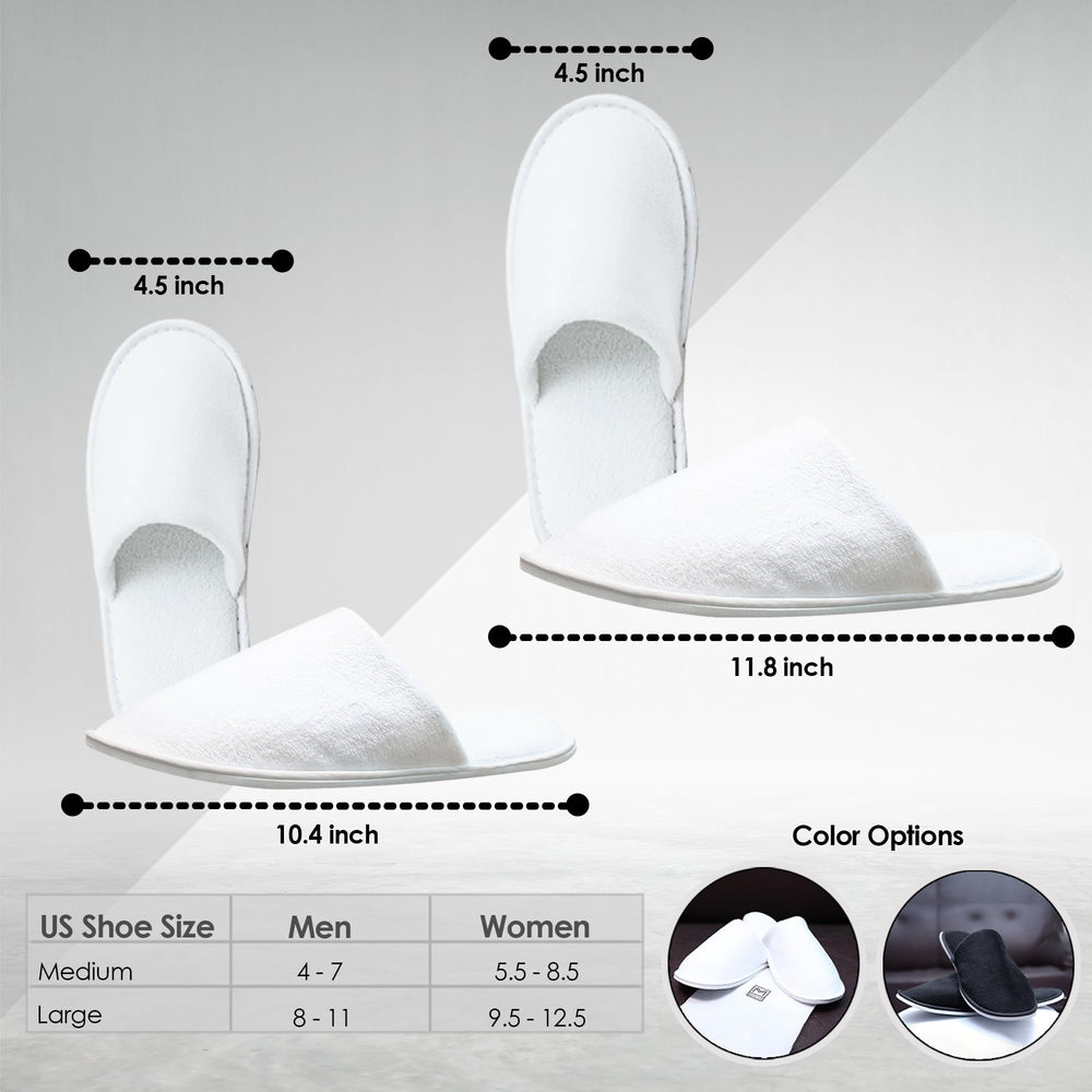 Modlux spa slippers cotton-velvet upper feels breathable and luxurious.