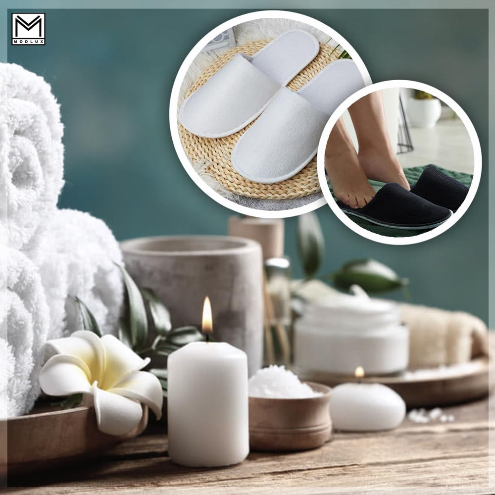Modlux Spa Slippers home-use friendly for barefoot living spaces