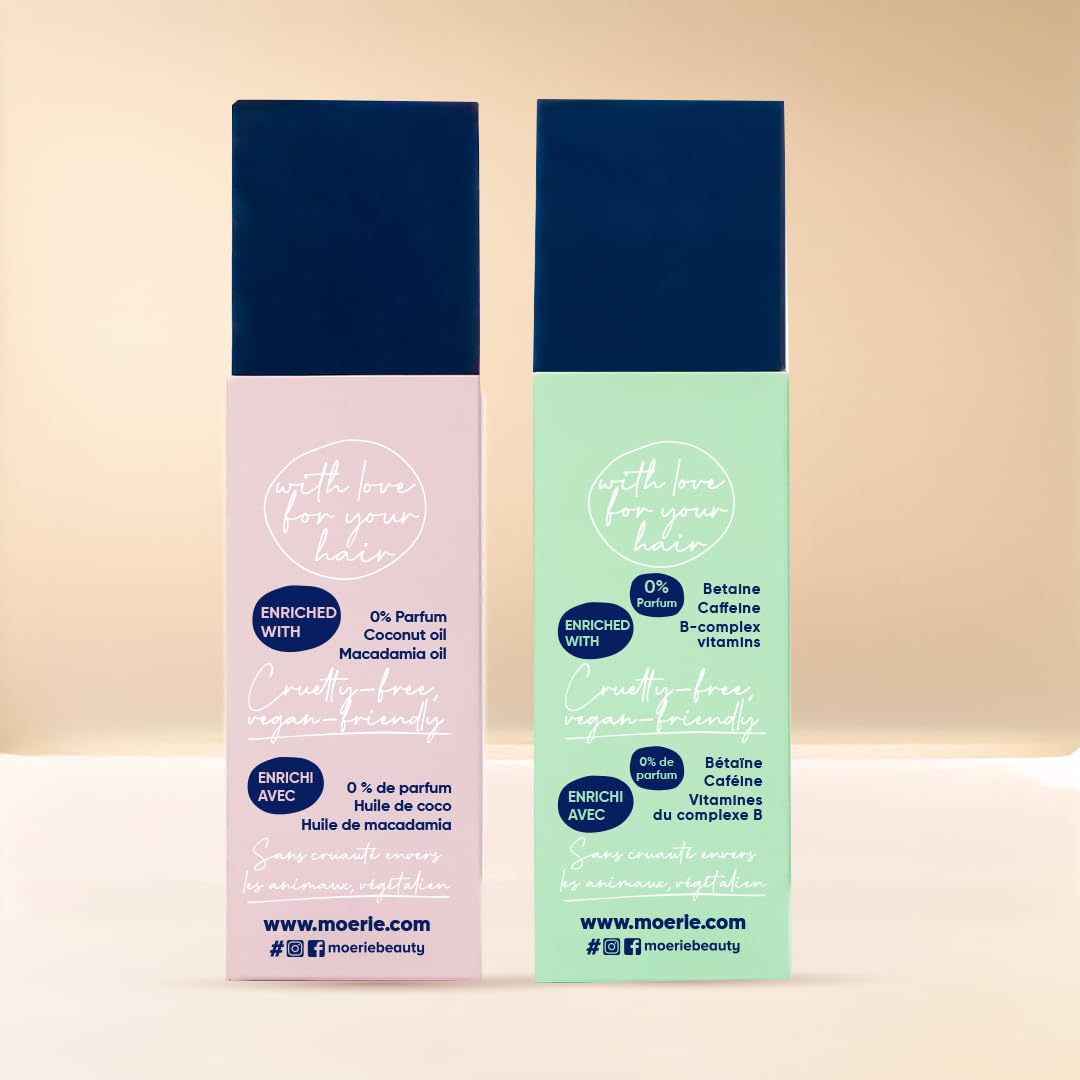 Moerie amino acids blend illustration hints at strengthening hair