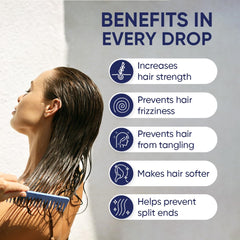 Moerie fulvic minerals graphic highlights nutrient-rich formula for hair health.