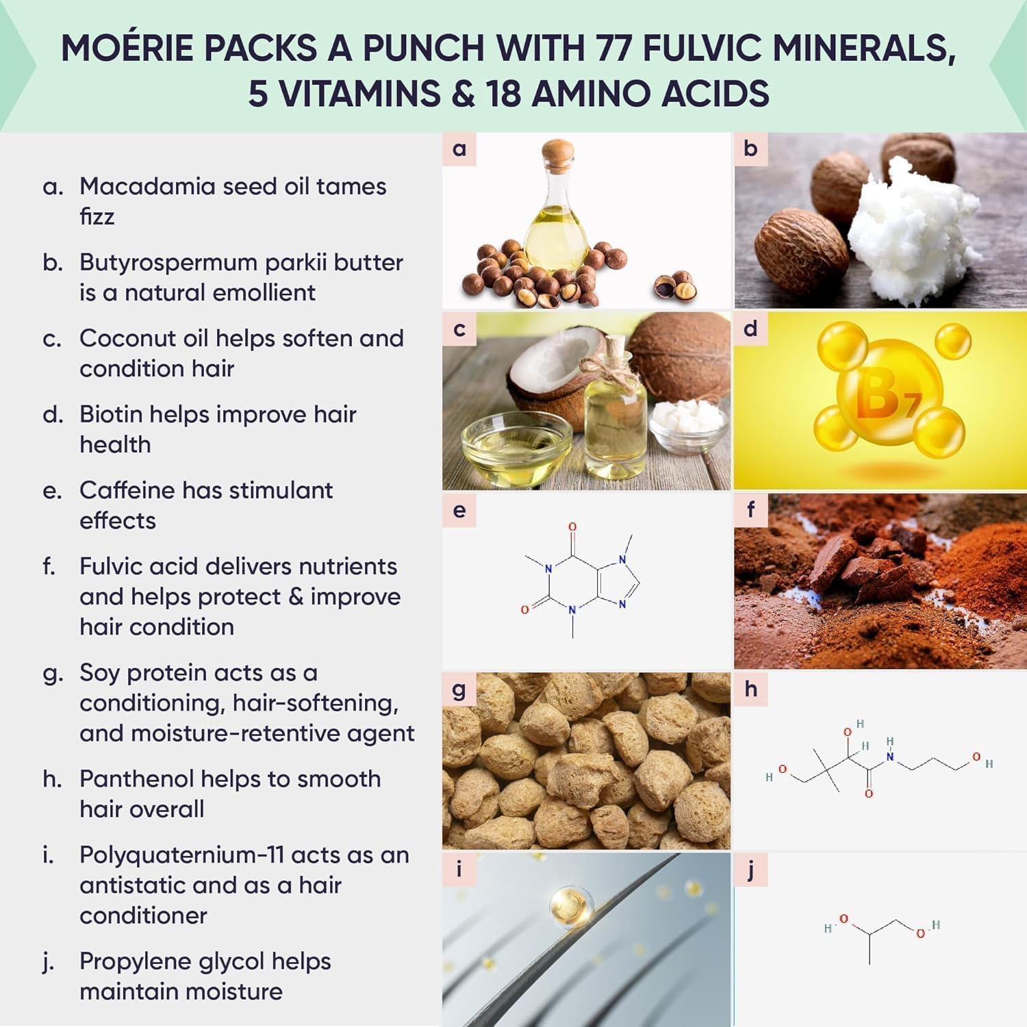 Moerie hair growth mask application steps image hints easy, step-by-step routine.