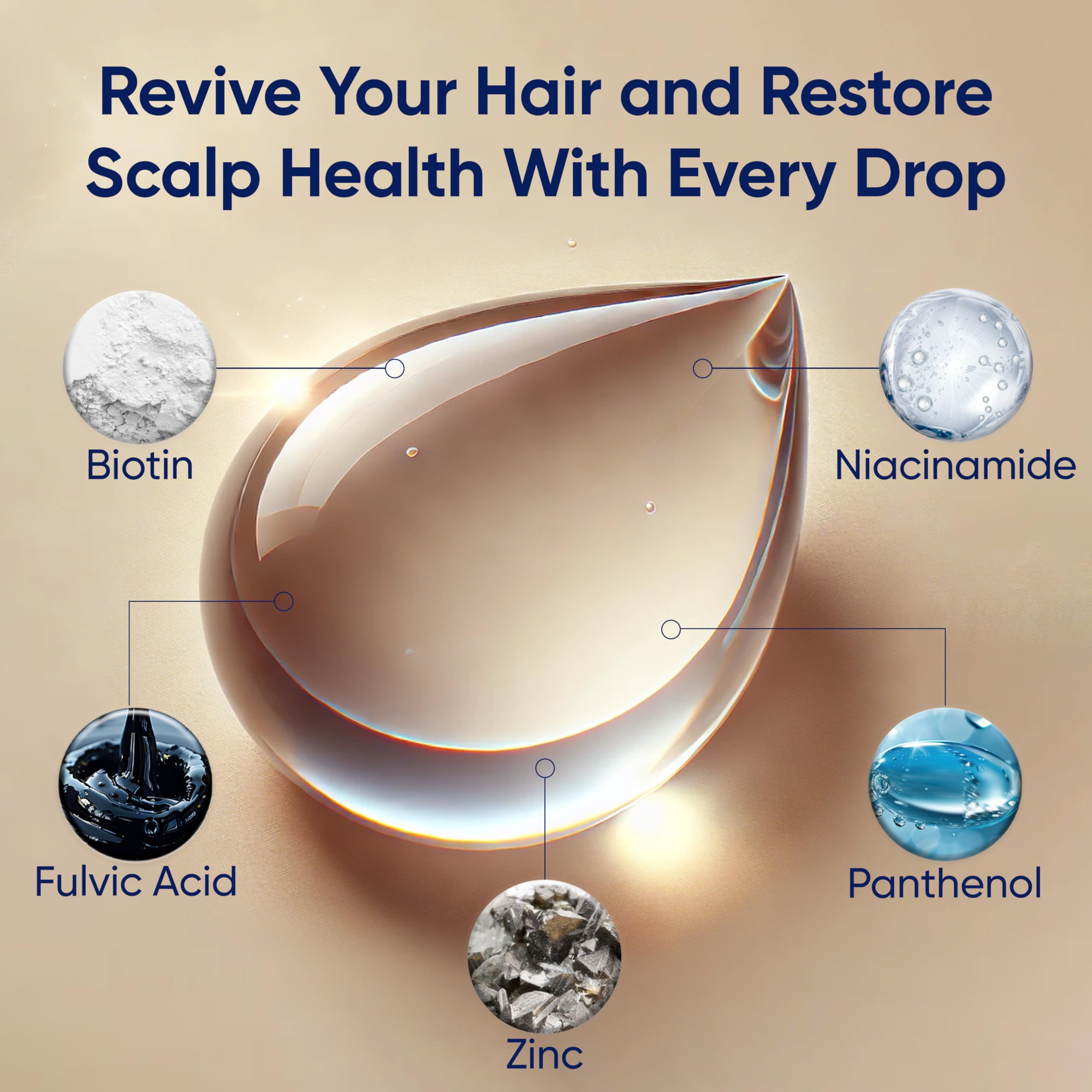 Moerie shampoo application on scalp promoting thicker-looking hair over time