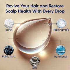 Moerie shampoo application on scalp promoting thicker-looking hair over time