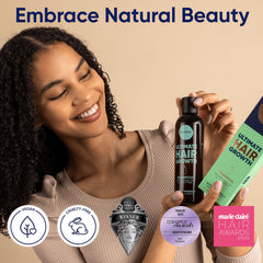Moerie Ultimate Hair Growth Shampoo foam lather ready for cleansing and nourishing