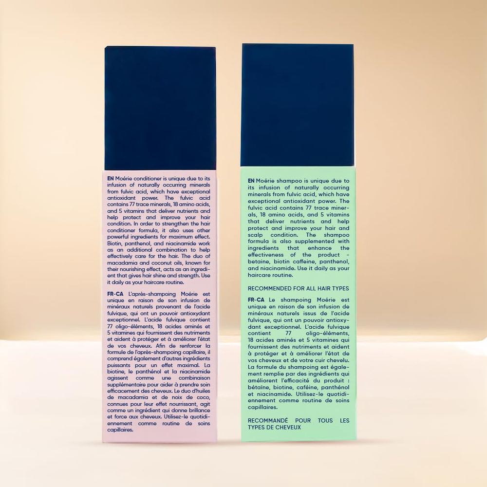 Moerie vegan cruelty-free packaging emphasizes ethical, clean beauty