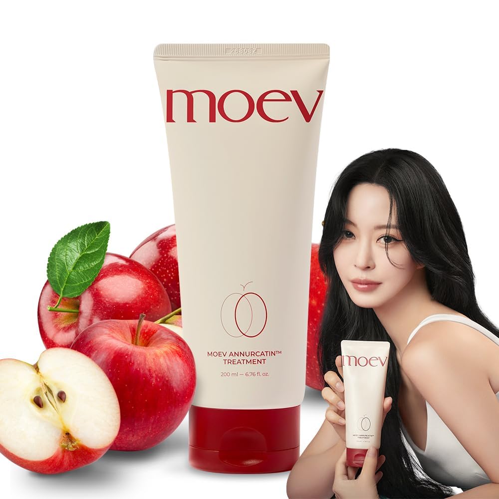 MOEV Annurcatin bottle-front highlights sulfate-free formula for gentle nourishment.