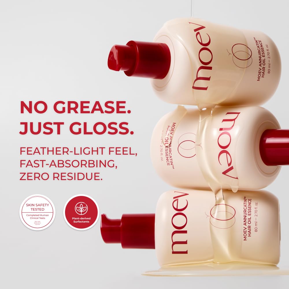 MOEV Annurcatin Hair Oil Essence keratin and Annurcatin boost strength