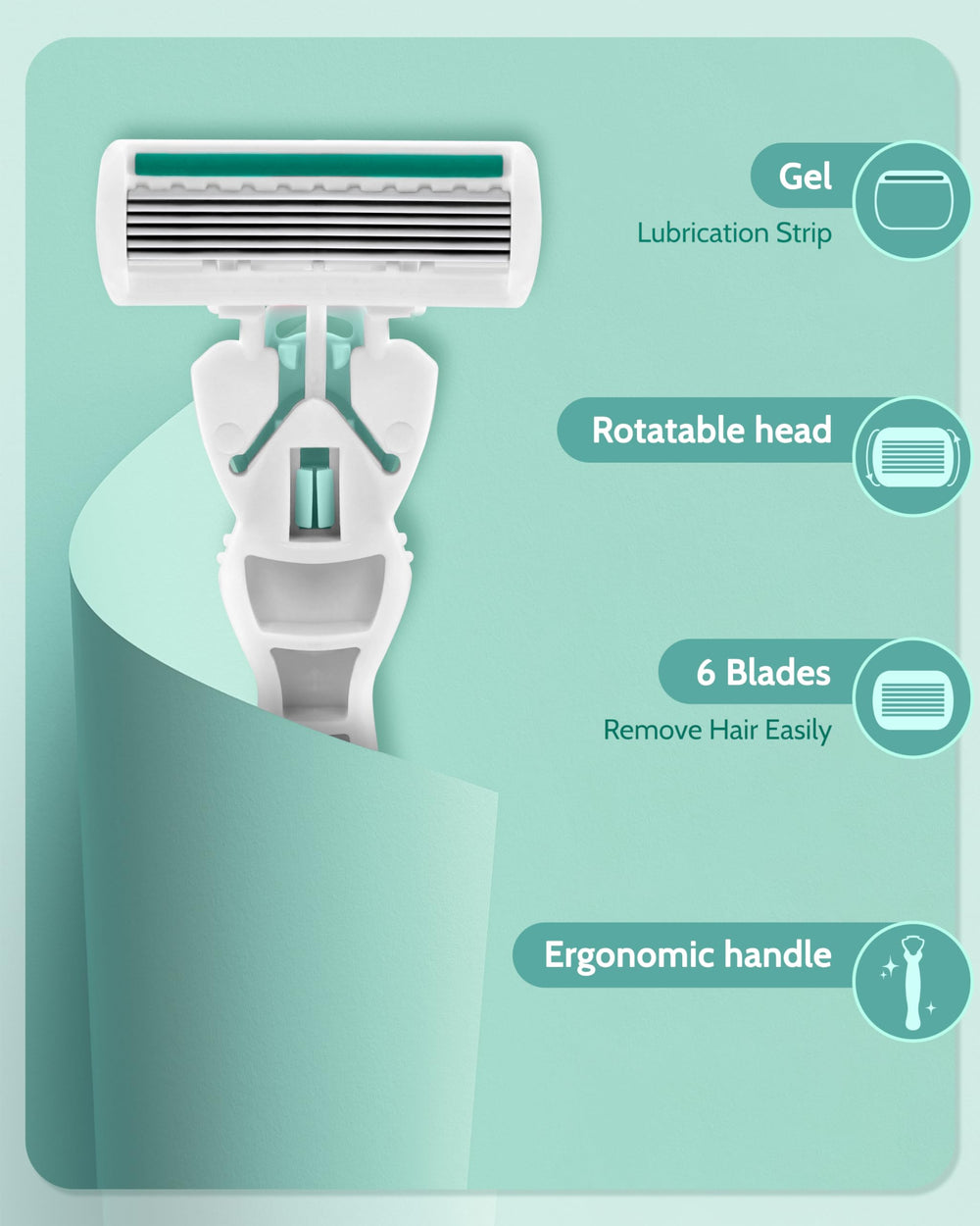 MoHern travel razor for women green unboxing shows portable performance on trips