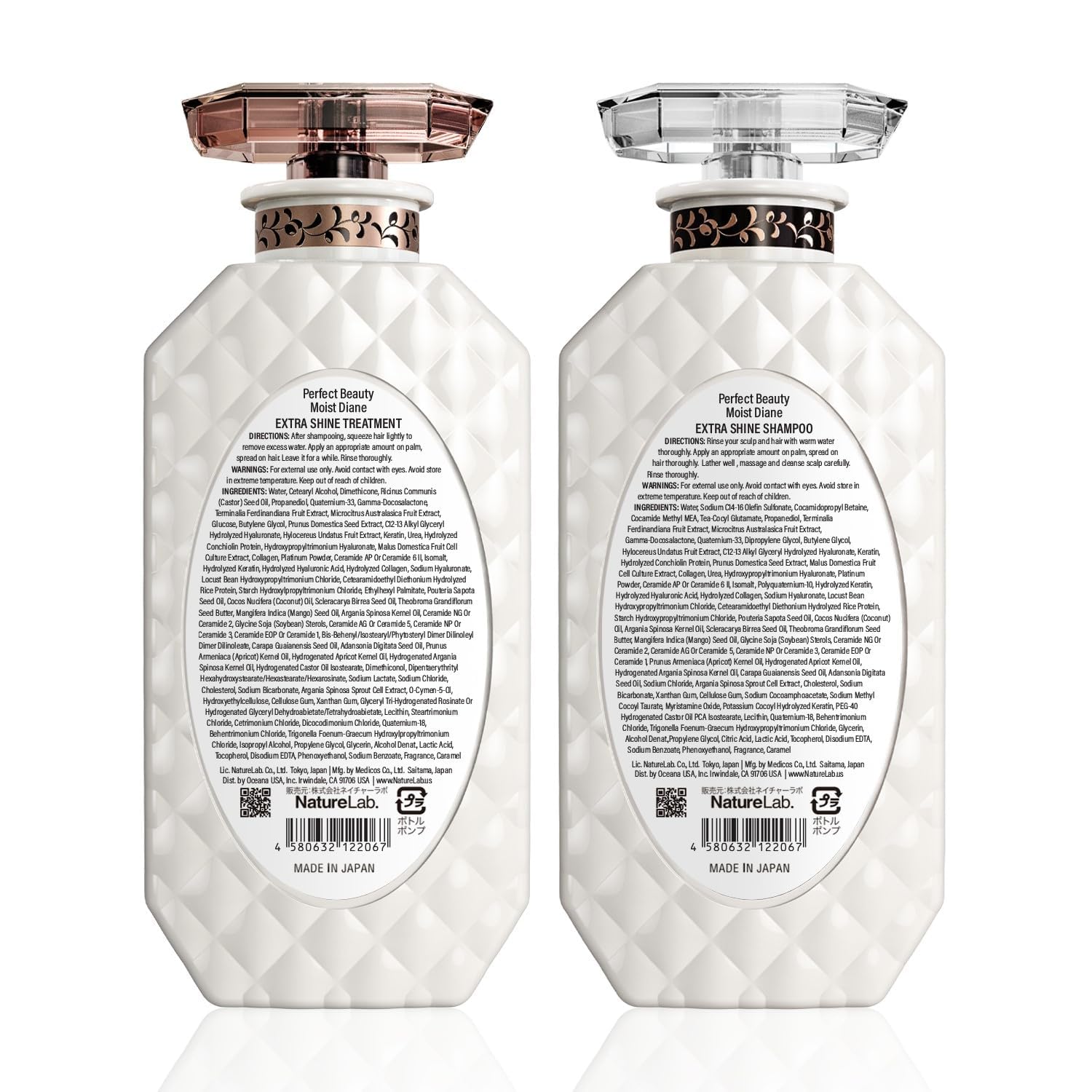 Moist Diane curly hair finish showing smoother manageability