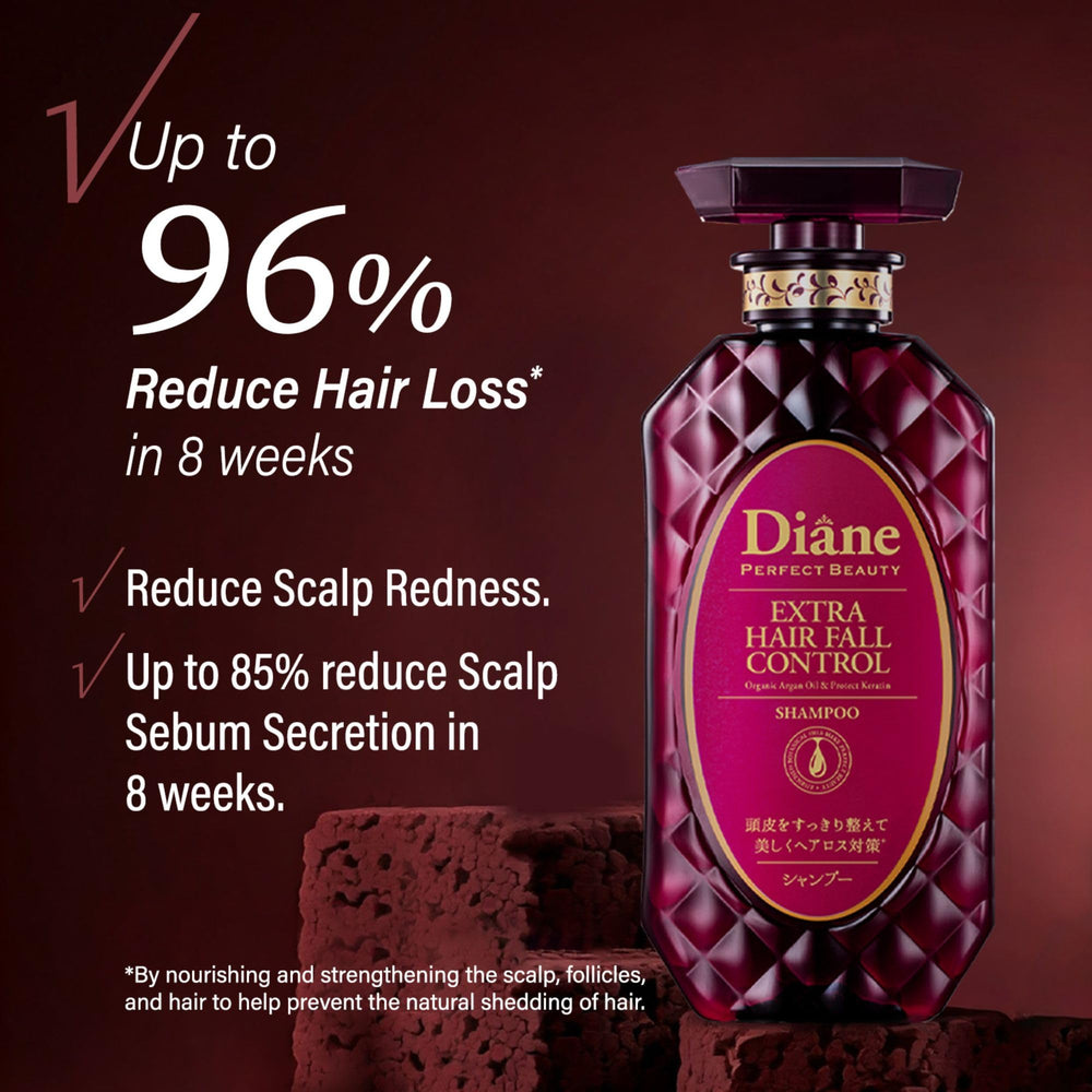 Moist Diane set packaging emphasizing value and complete hair care routine