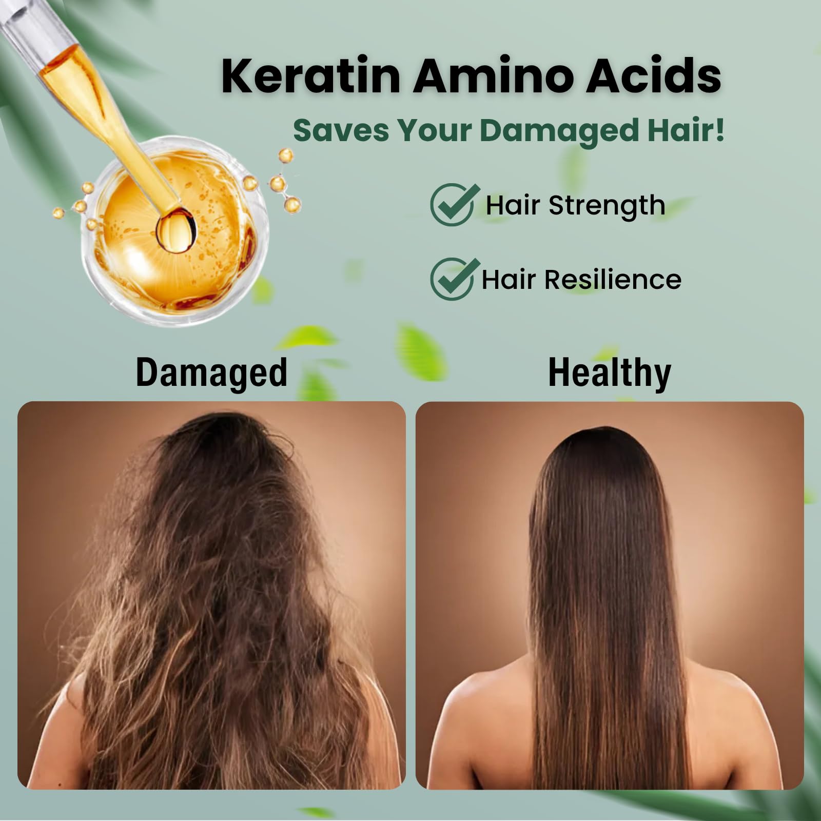 Moist Diane shampoo bottle highlights tea tree mint ingredients