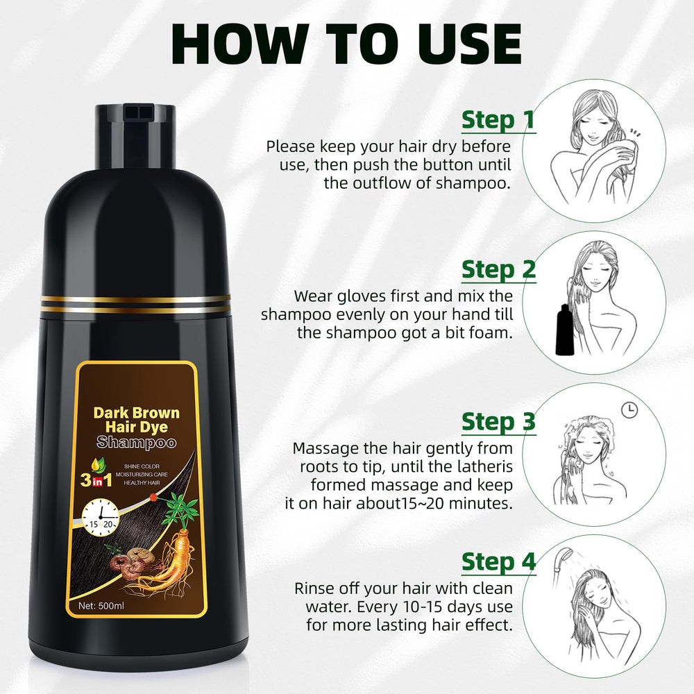 MOISTAR gift-ready 3-in-1 hair dye shampoo for moms