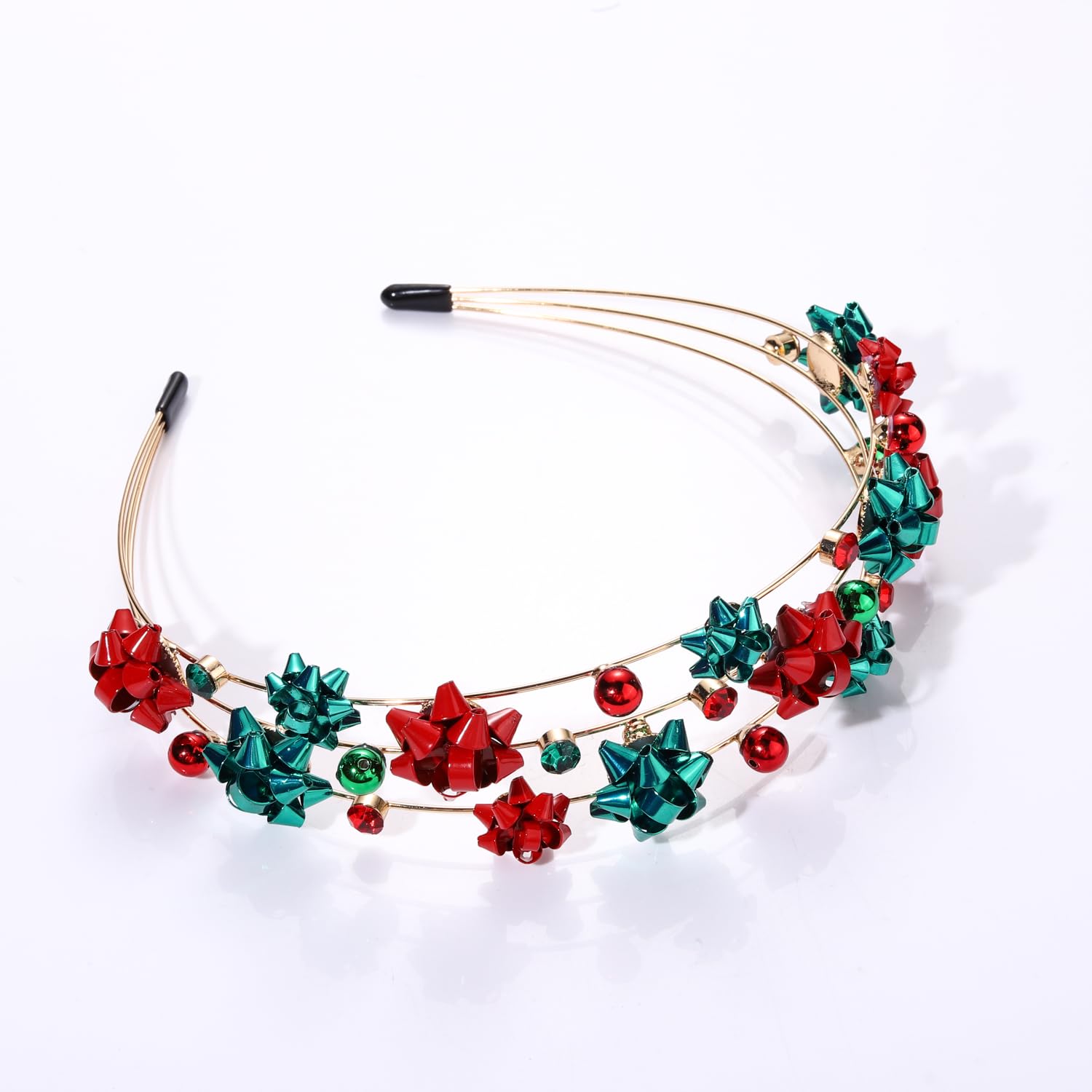 mokkia headband sparkles in light for photos