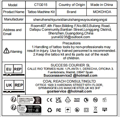 MOKOHOA cartridge needles close-up, stable operation for smooth ink application