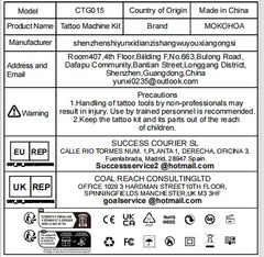 MOKOHOA cartridge needles close-up, stable operation for smooth ink application
