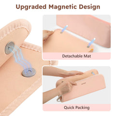 MOKURA 15-inch hot tools storage case holds curling irons and straighteners neatly.