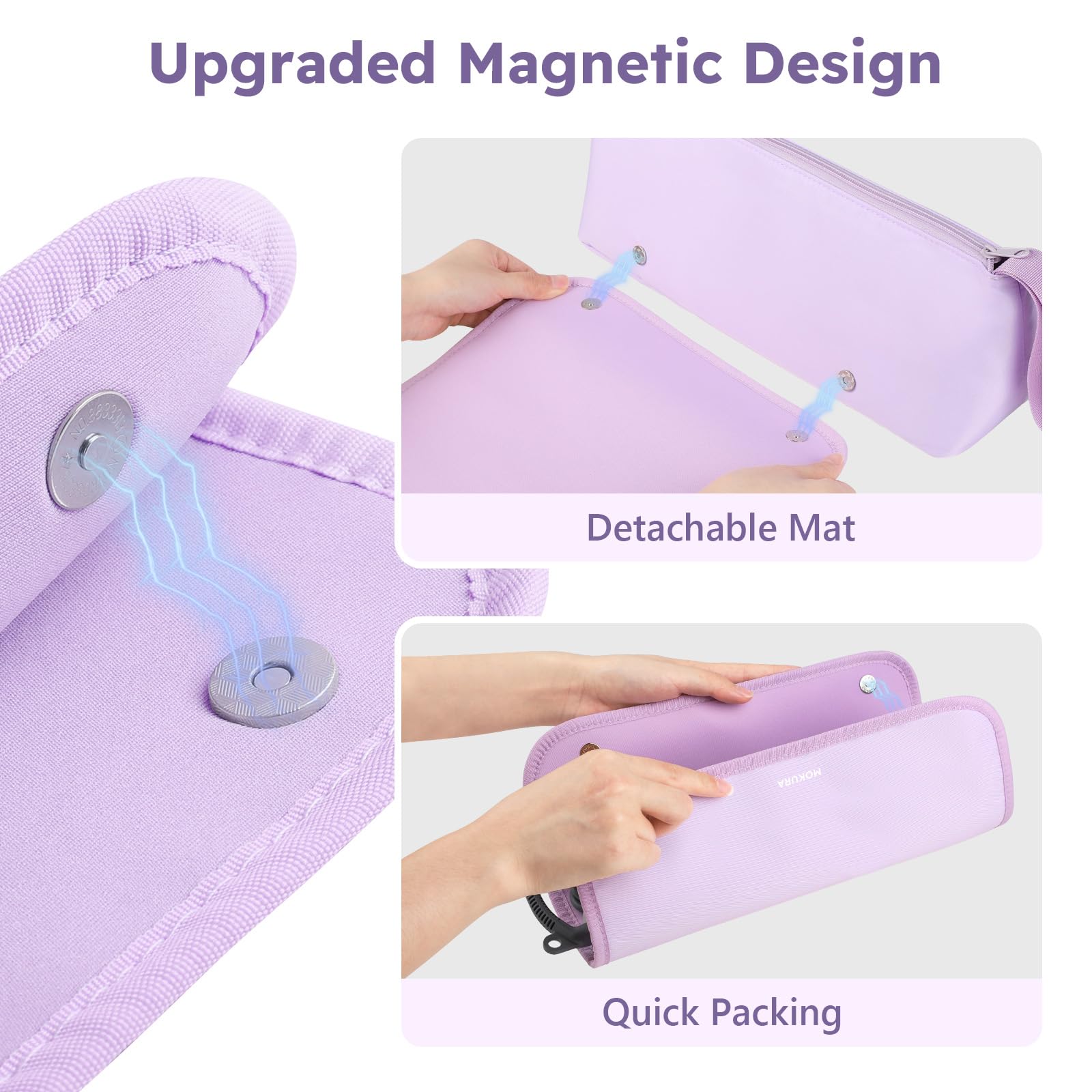 MOKURA interior pockets neatly hold clips, ties, and small tools.