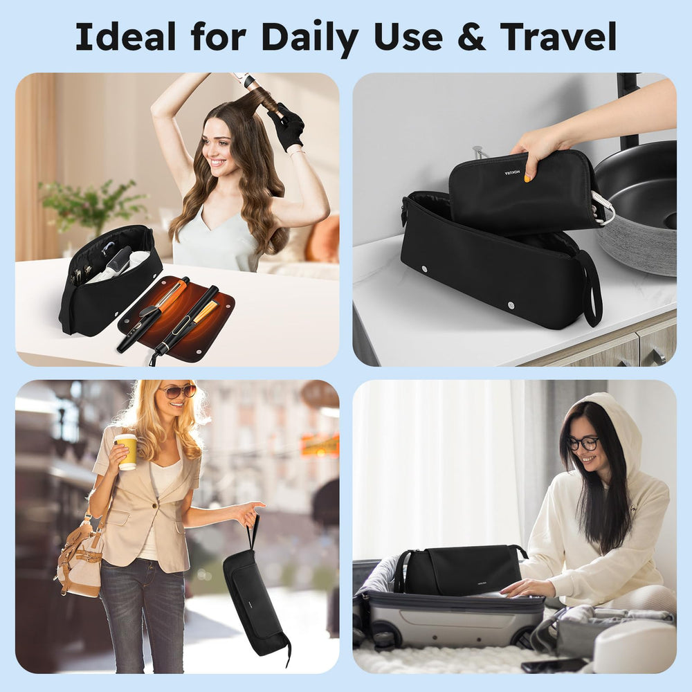 MOKURA travel bag with hand strap for portable on-the-go storage