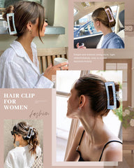 Molans premium acrylic material keeps clip lightweight yet durable for daily wear.