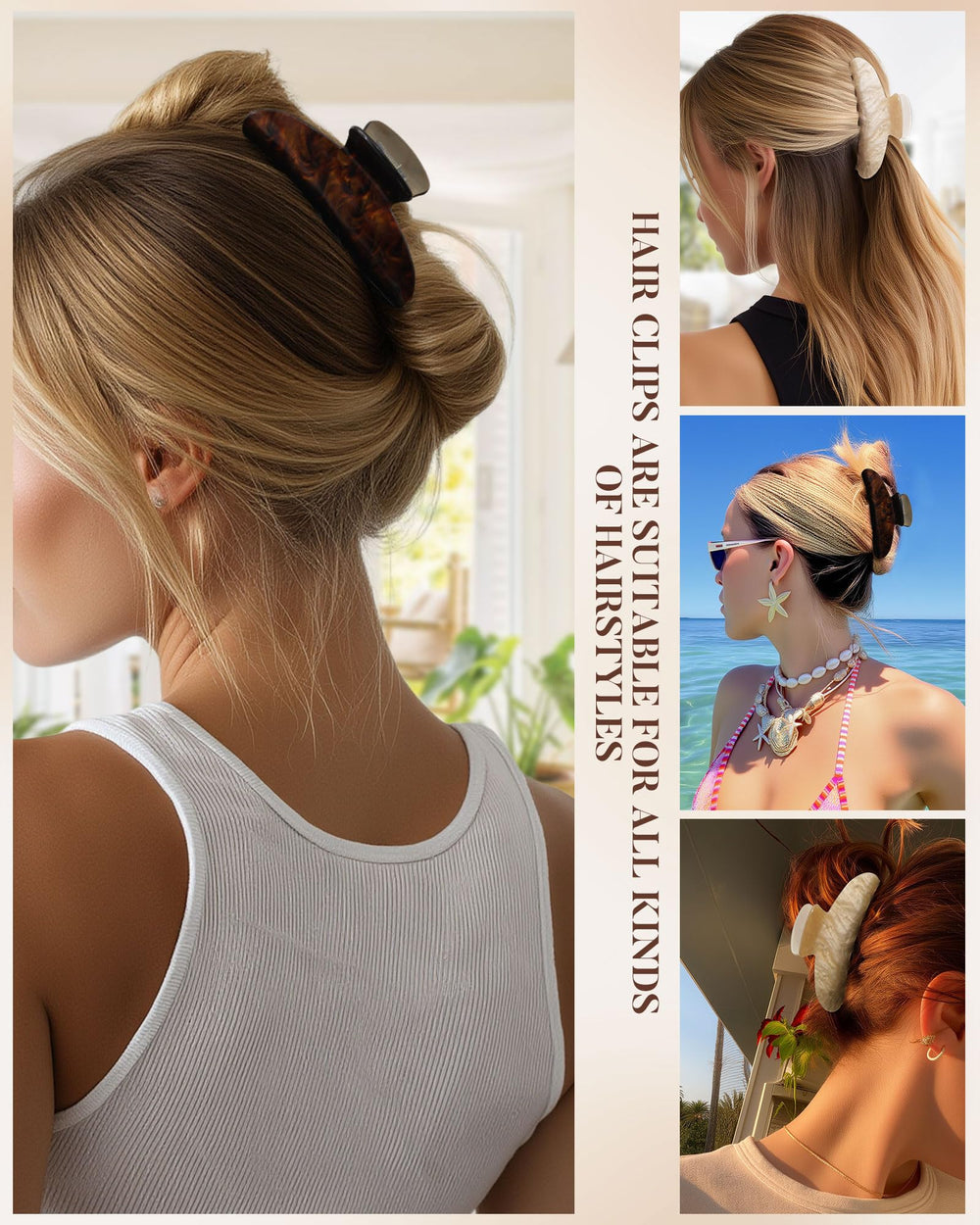 Molans lightweight acrylic clip highlights durable, comfortable daily wear.