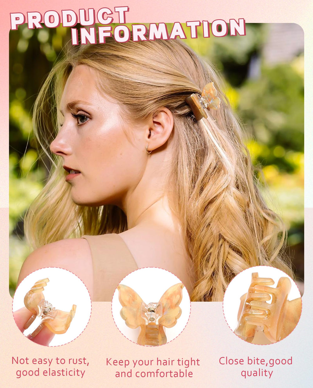 Molans sequins butterfly hair clip multi-pack offers versatile options