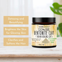 Molivera Organics bentonite clay hair treatment application for scalp revitalization