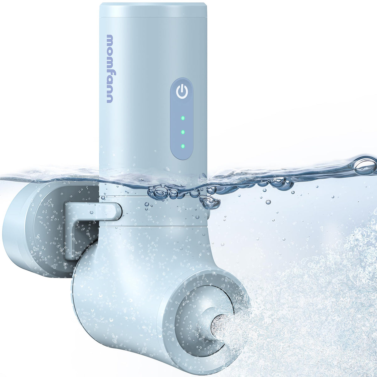 MOMFANN Bath Jet Spa cords-free operation for flexible, clutter-free bathtub setup and use