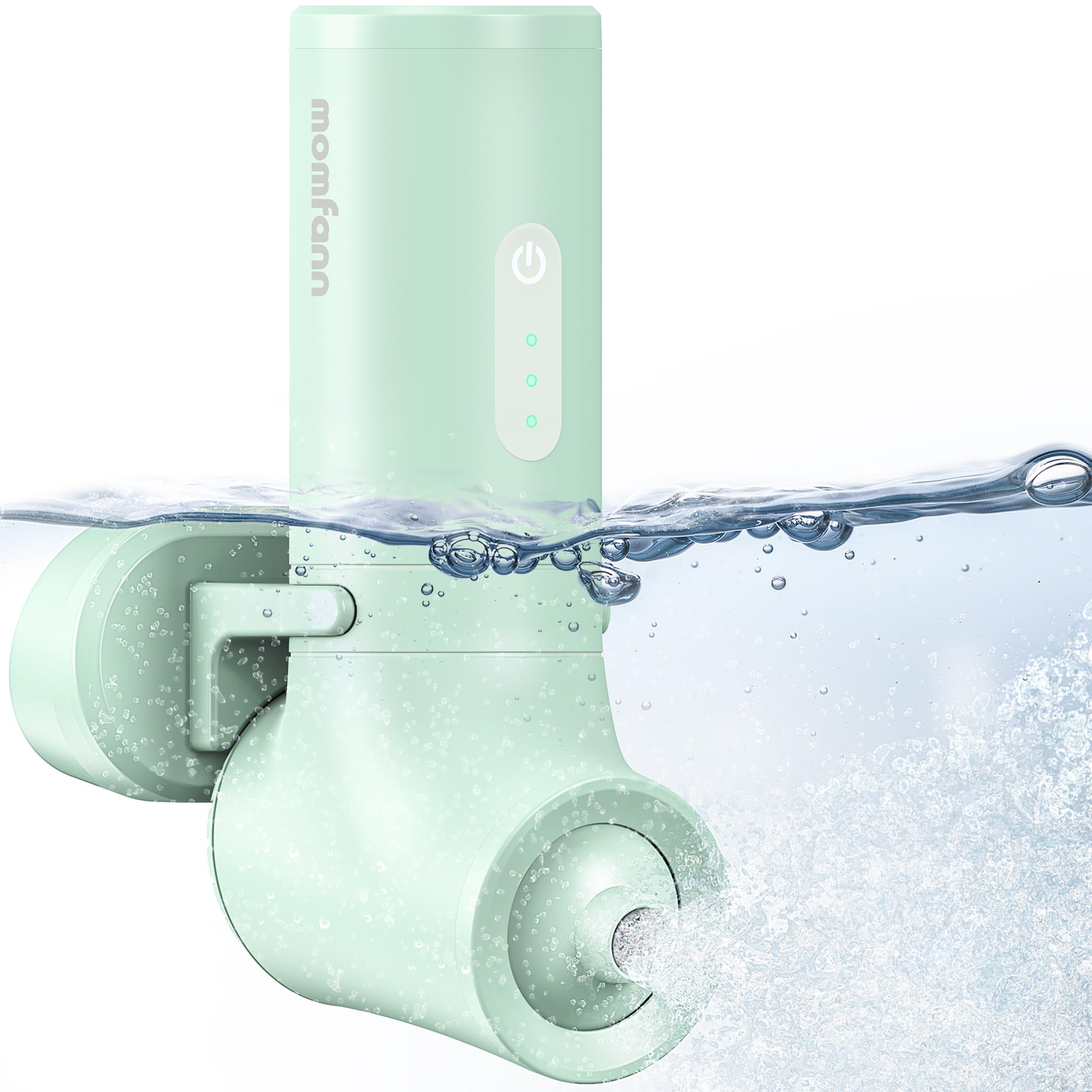 MOMFANN Bath Jet Spa cordless setup for easy at-home relaxation.