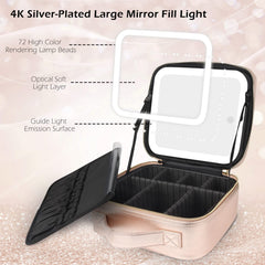 MOMIRA carbon fiber lined interior protects cosmetics during travel