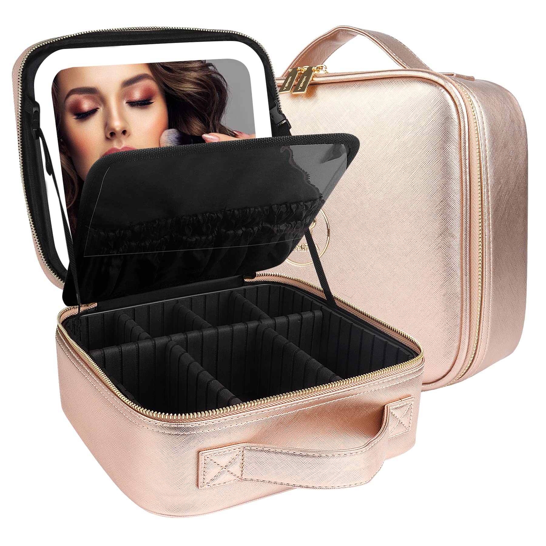 MOMIRA travel makeup bag waterproof material keeps cosmetics safe while traveling