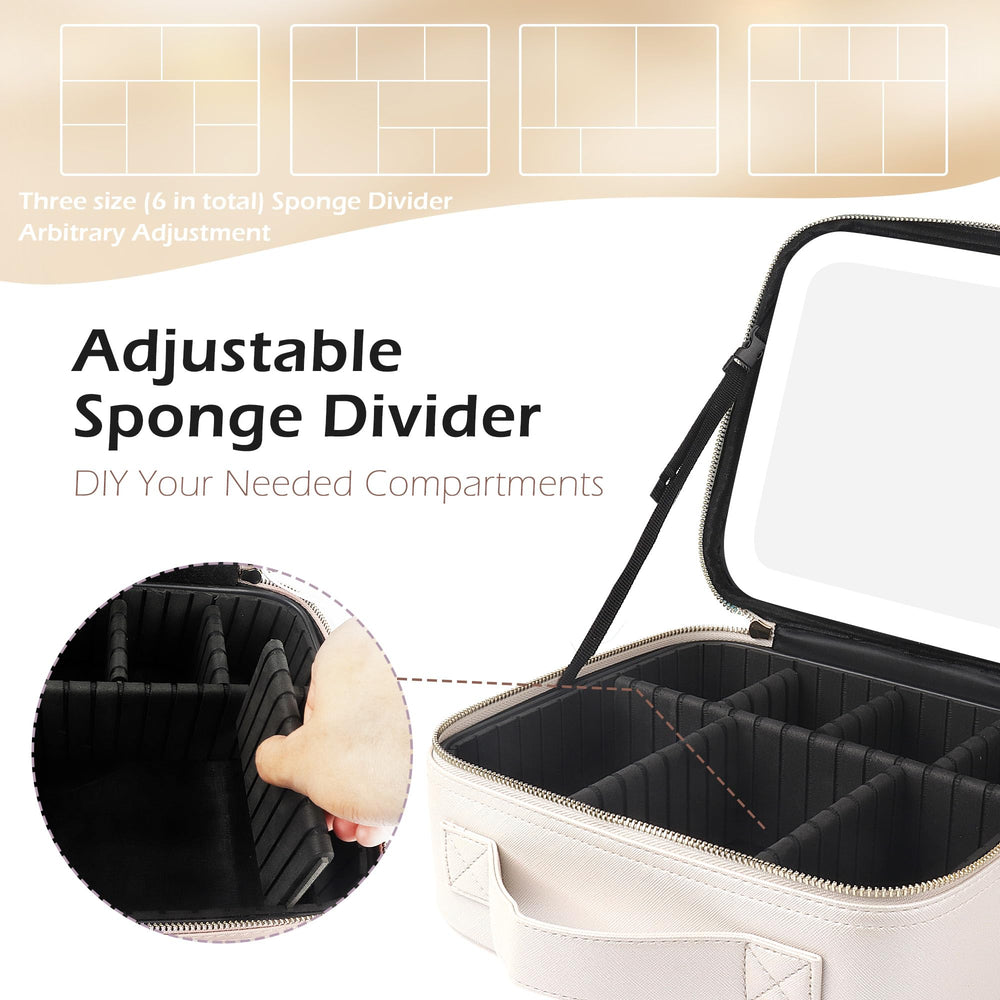 MOMIRA waterproof PU leather outer surface, easy to clean during travel