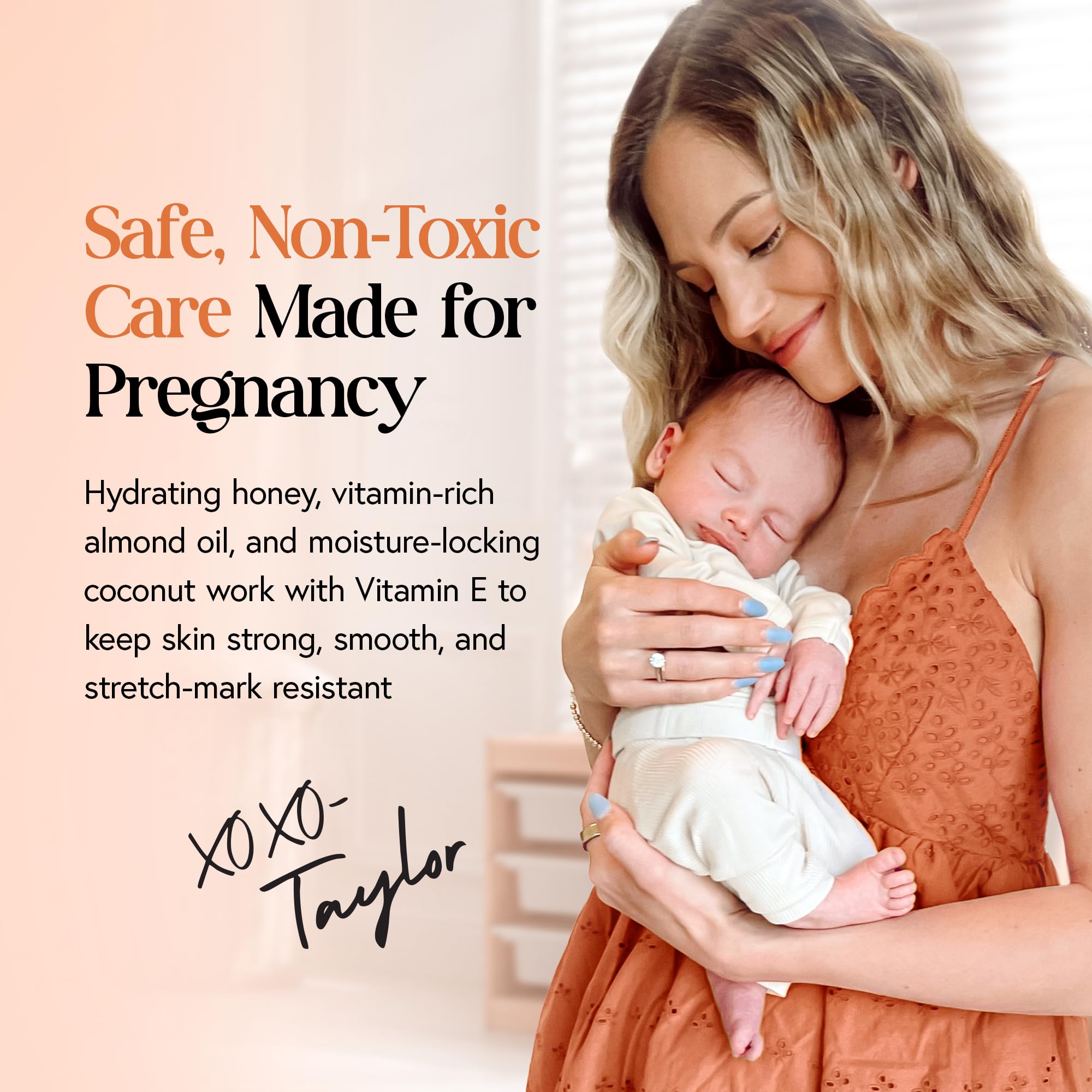 Mommy Life Manuka honey and Vitamin E ingredients close-up highlighting nourishing skin care