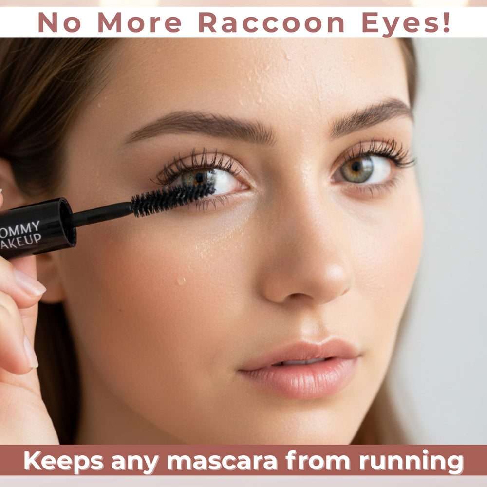 Mommy Makeup Lash Shield removal with oil-free remover leaves lashes clean.