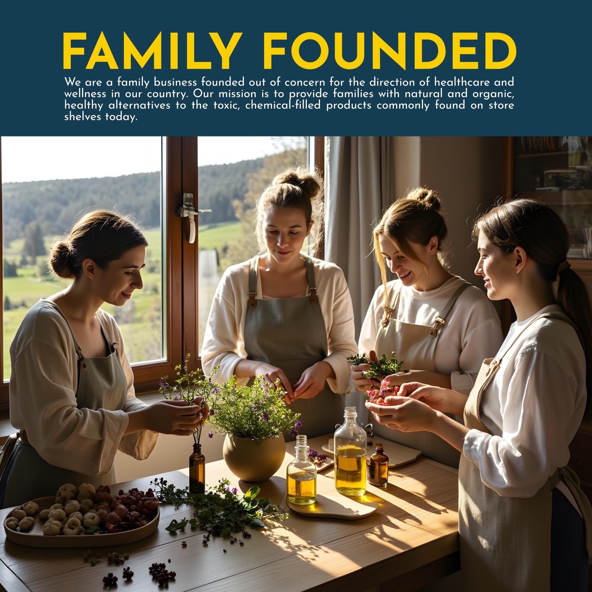 Mommy's Natural Helpers 2-month supply packaging for family use.