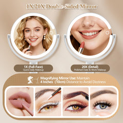 MOMOKUBA makeup mirror 1x magnification for everyday grooming