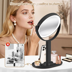 Momokuba makeup mirror 20x magnification closeup for precise detail work
