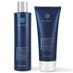 MONAT Advanced Hydration Shampoo bottle front showcases sulfate-free color-safe hydration.