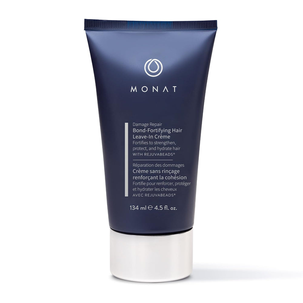 MONAT Damage Repair Bond-Fortifying Hair Crème bottle, nourishing protection for stronger hair bonds.