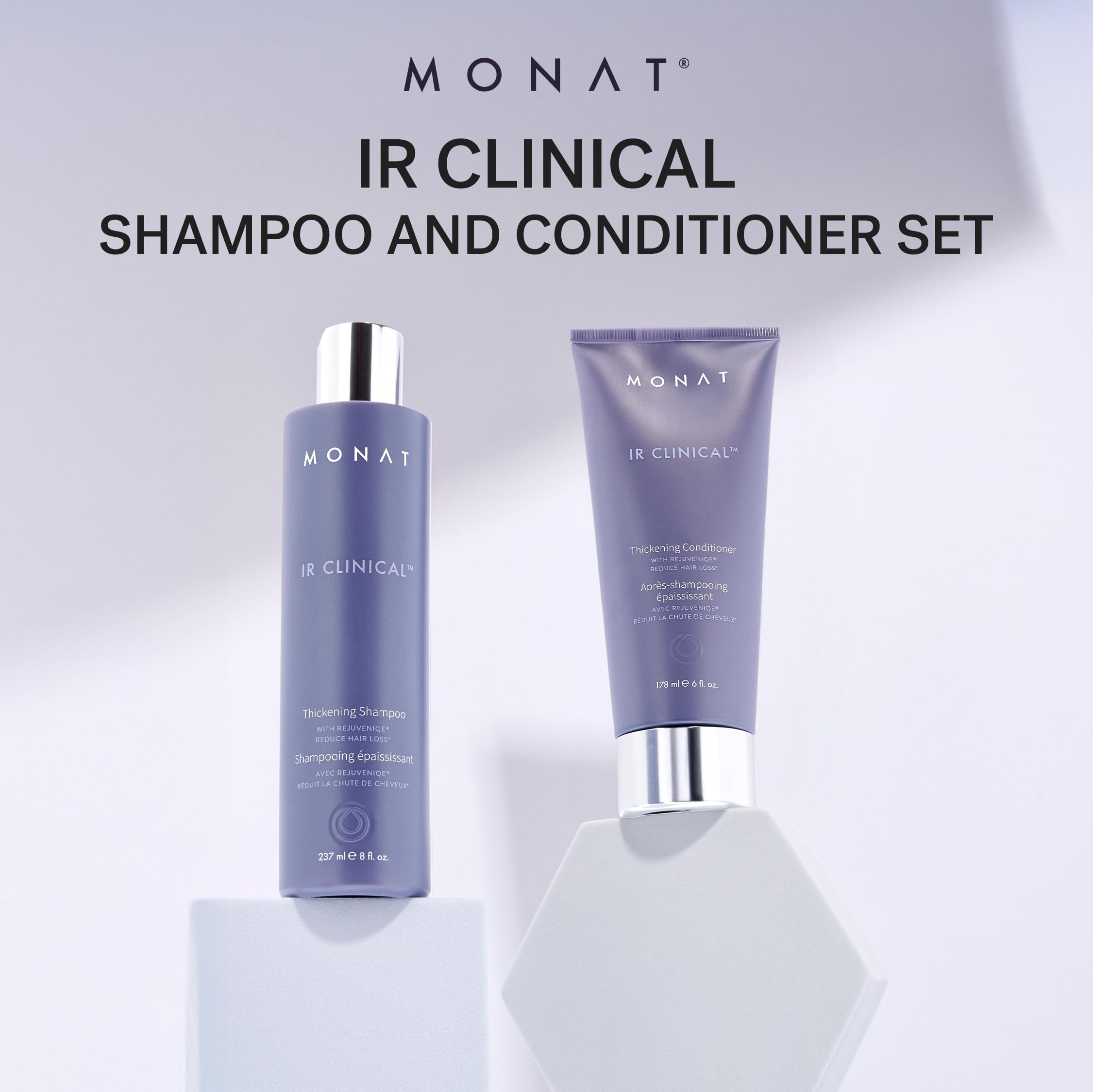 MONAT IR Clinical Thickening System demonstrates a complete routine for denser-looking locks.