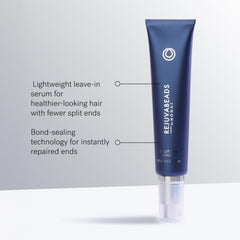MONAT Rejuvabeads end-seal action demonstrating split-end repair