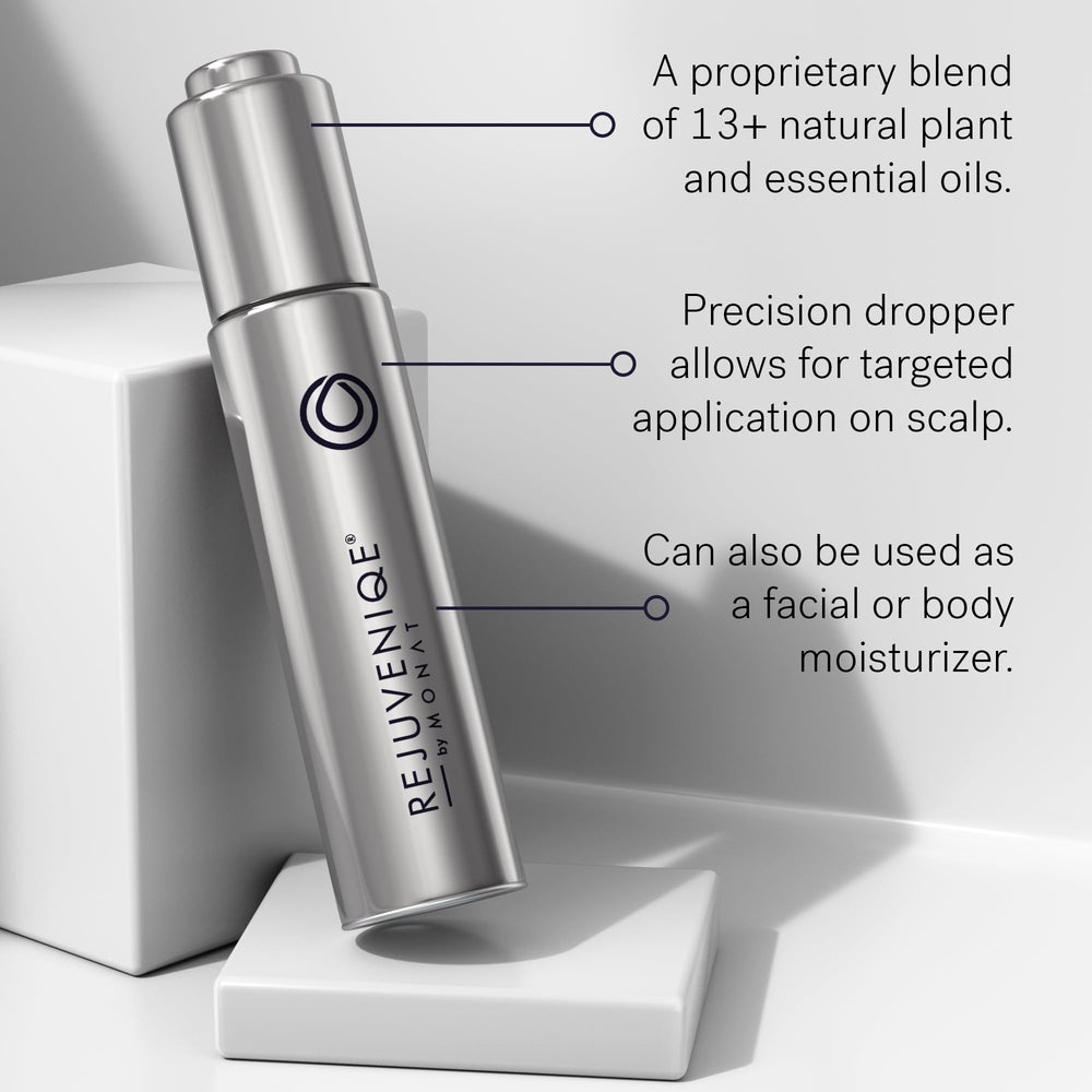 MONAT REJUVENIQE Oil as leave-in treatment for soft ends.