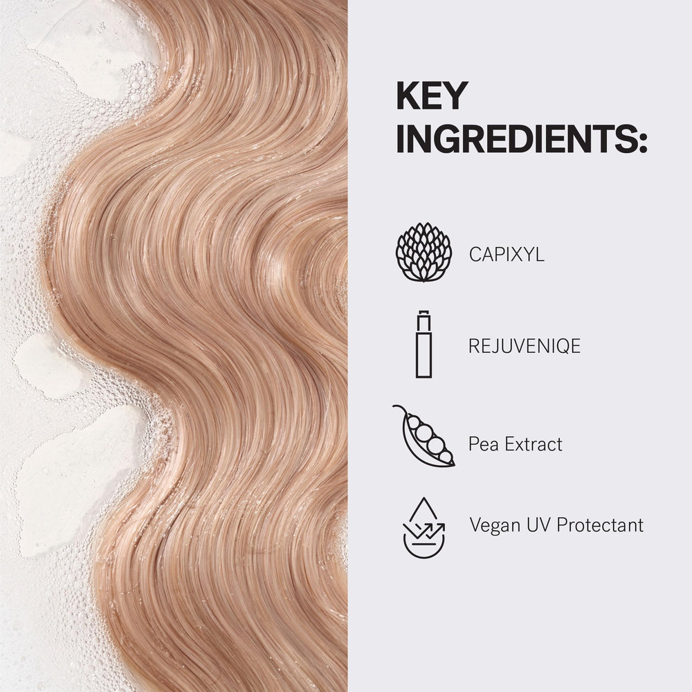 MONAT Renew hair after-use shine closeup demonstrating healthy glow
