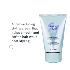 MONAT Studio One Blow Out Cream applies from roots to ends for smoother heat styling.