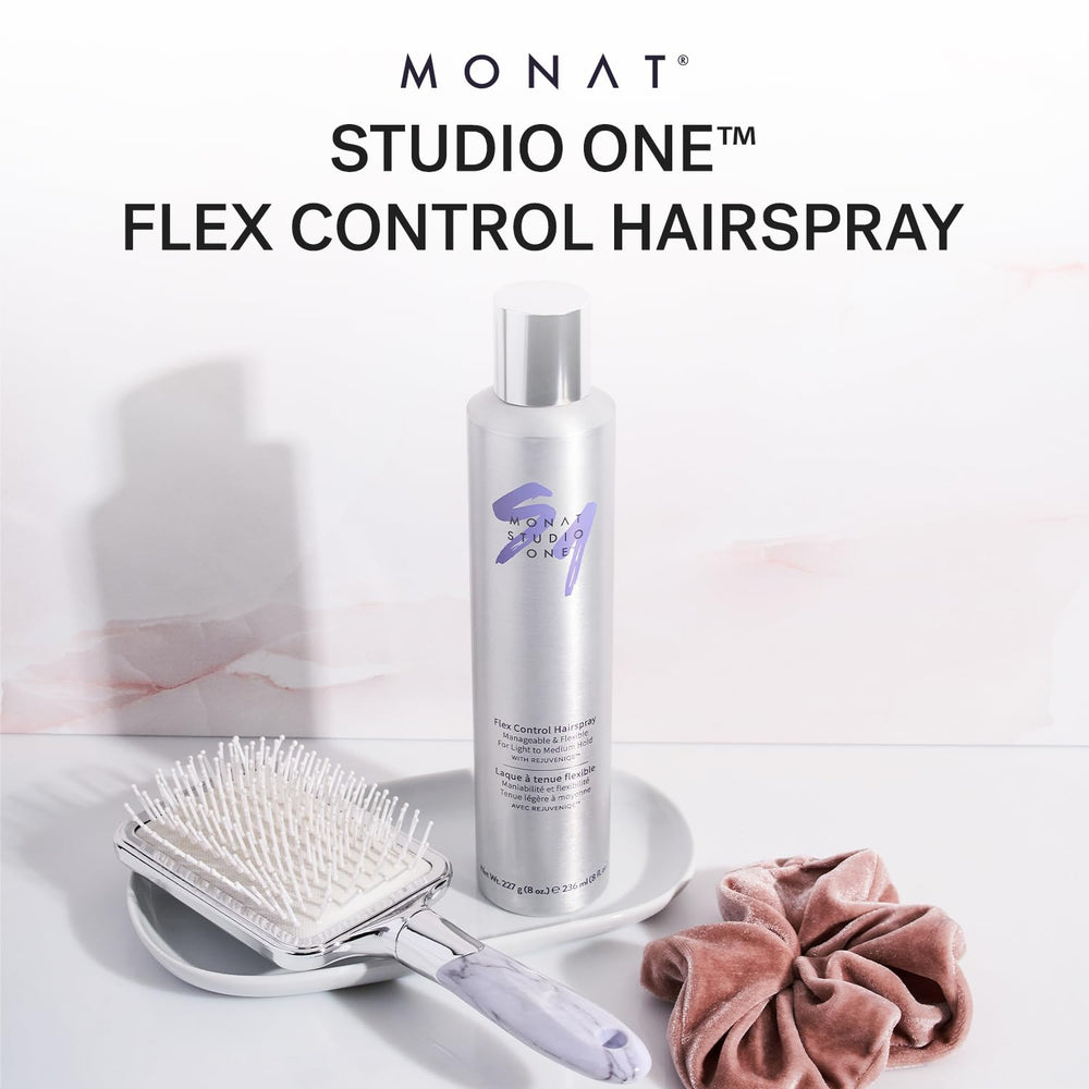 MONAT Studio One Flex Control humid-weather test demonstrates style retention without stiffness.