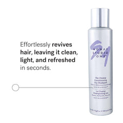MONAT The Champ natural root oil absorption boosts a fresh look after a busy day.
