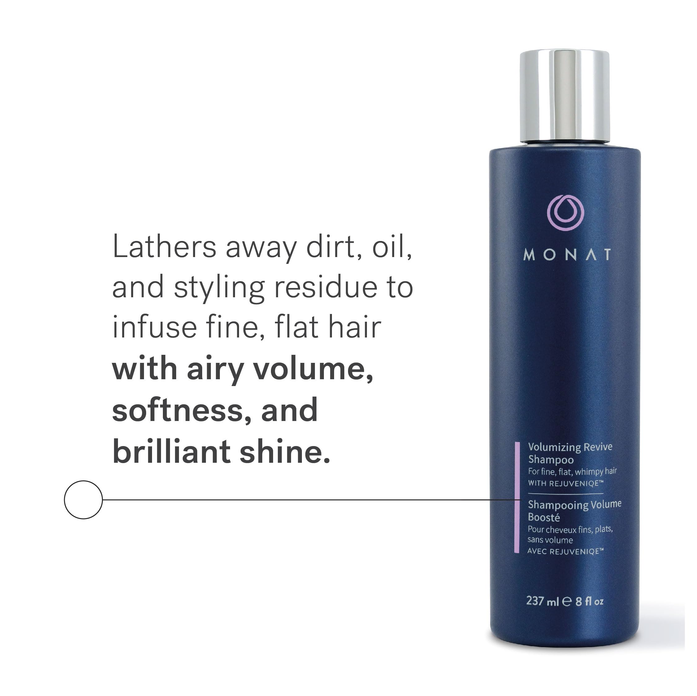MONAT Volumizing Revive Shampoo pea extract for fullness and shine